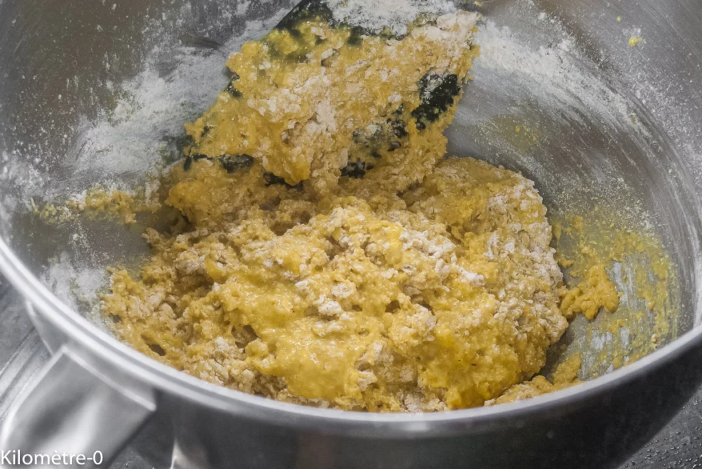Cake aux brocolis - Étape 2