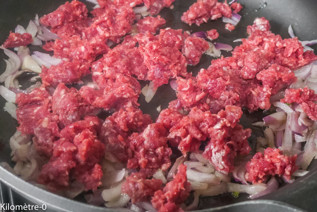 Poêlée de blettes à la bolognaise - Étape 3