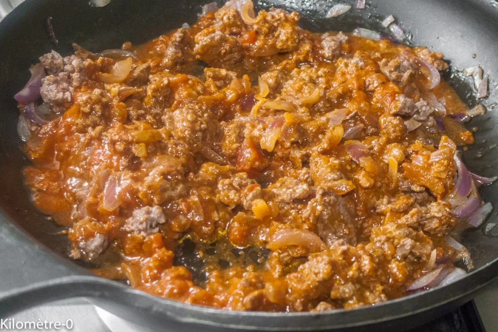 Poêlée de blettes à la bolognaise - Étape 4