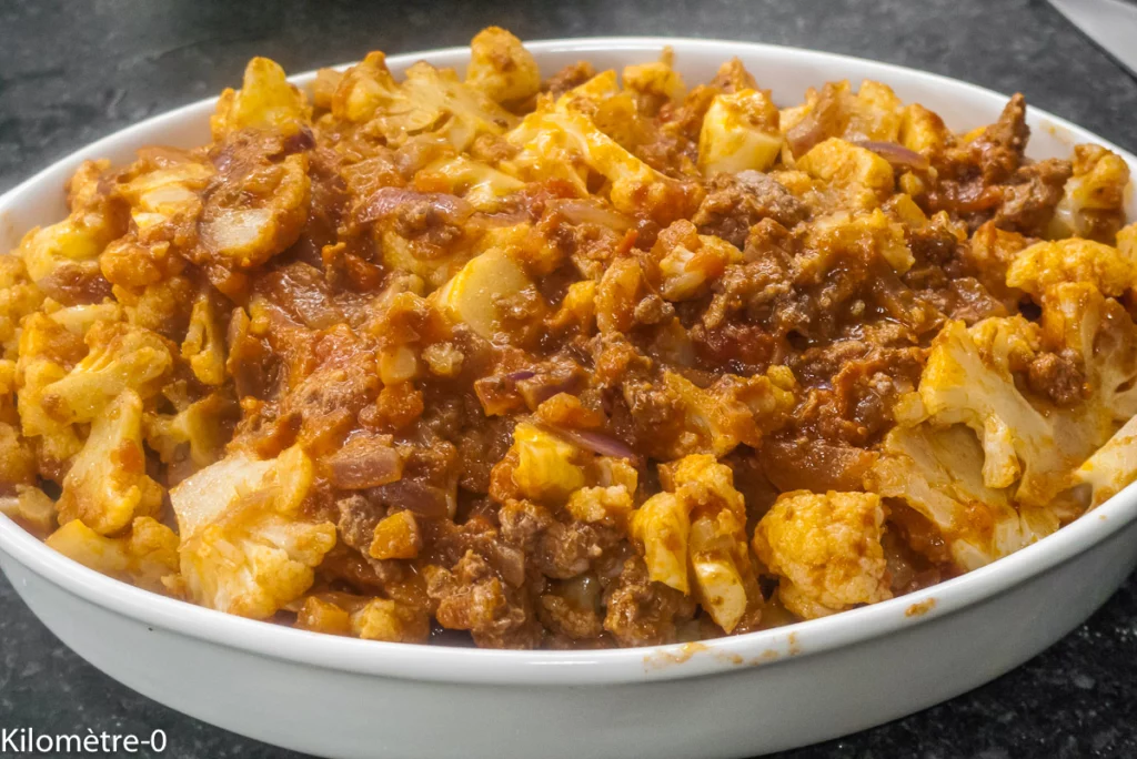 Gratin de chou fleur à la bolognaise - Étape 6