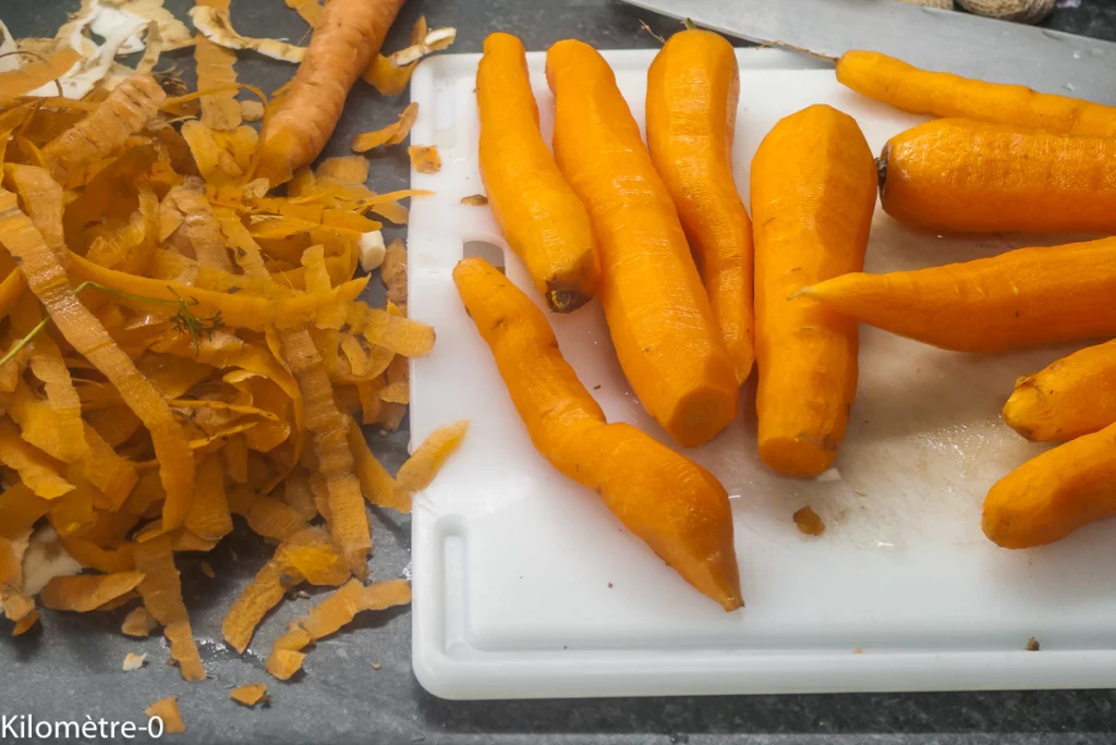 Poulet rôti aux lardons, panais et carottes - Étape 3