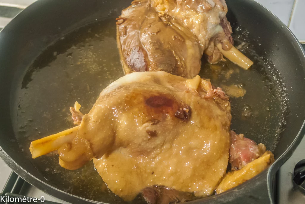 Confit de canard à la purée de potimarron - Étape 2