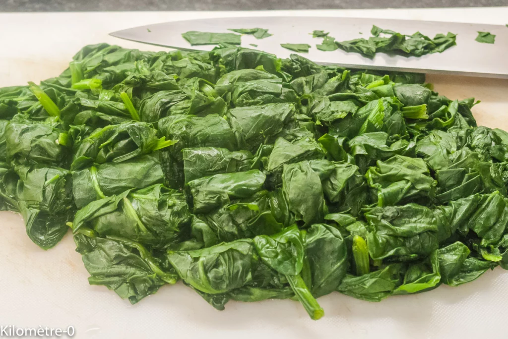 Galettes à la polenta et aux épinards - Étape 3