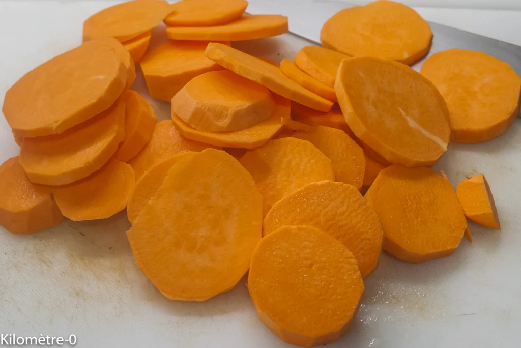 Céleri et patates douces au four, houmous de pois chiches - Étape 3