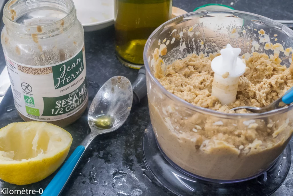 Céleri et patates douces au four, houmous de pois chiches - Étape 6