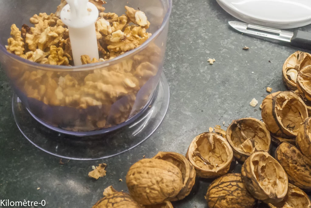 Triangles aux noix - Étape 1