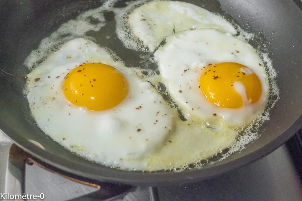 Salade de chou rouge et chou romanesco aux oeufs - Étape 6
