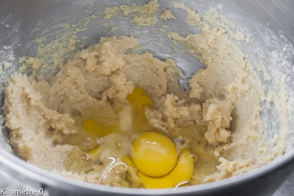 Sablés bicolores au thé matcha - Étape 2