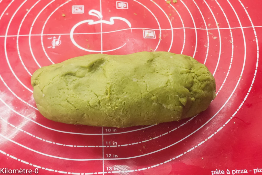 Sablés bicolores au thé matcha - Étape 5