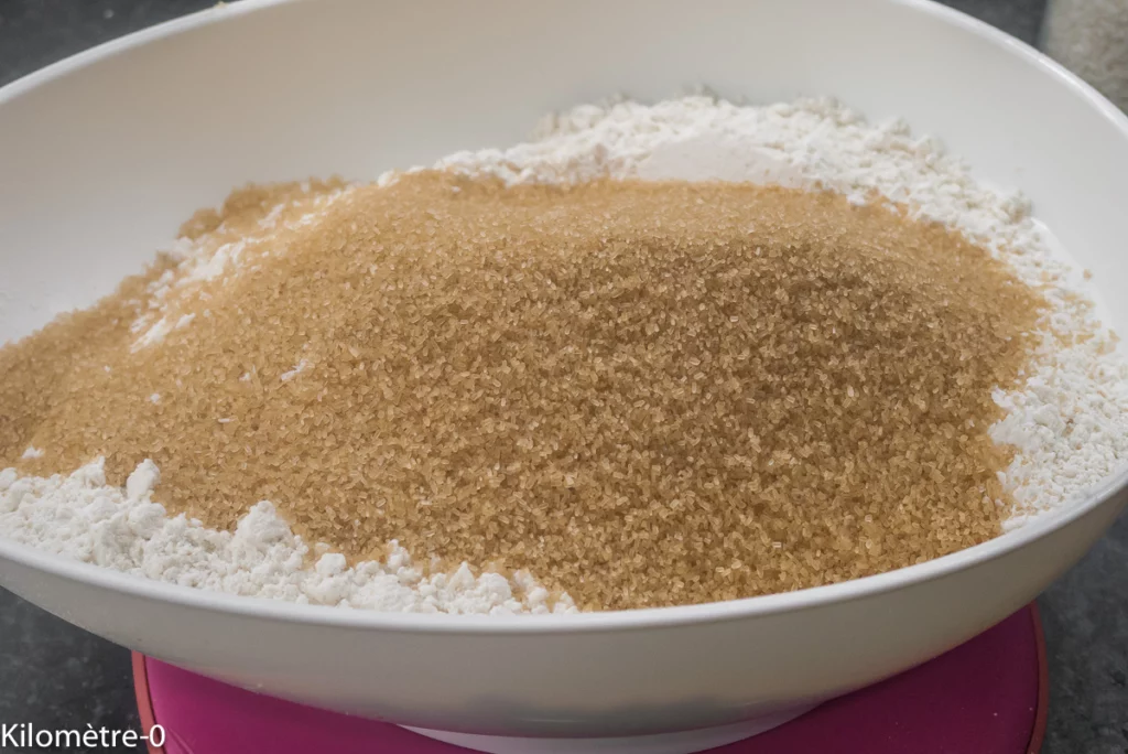 Biscuits nappés chocolat et coco - Étape 1