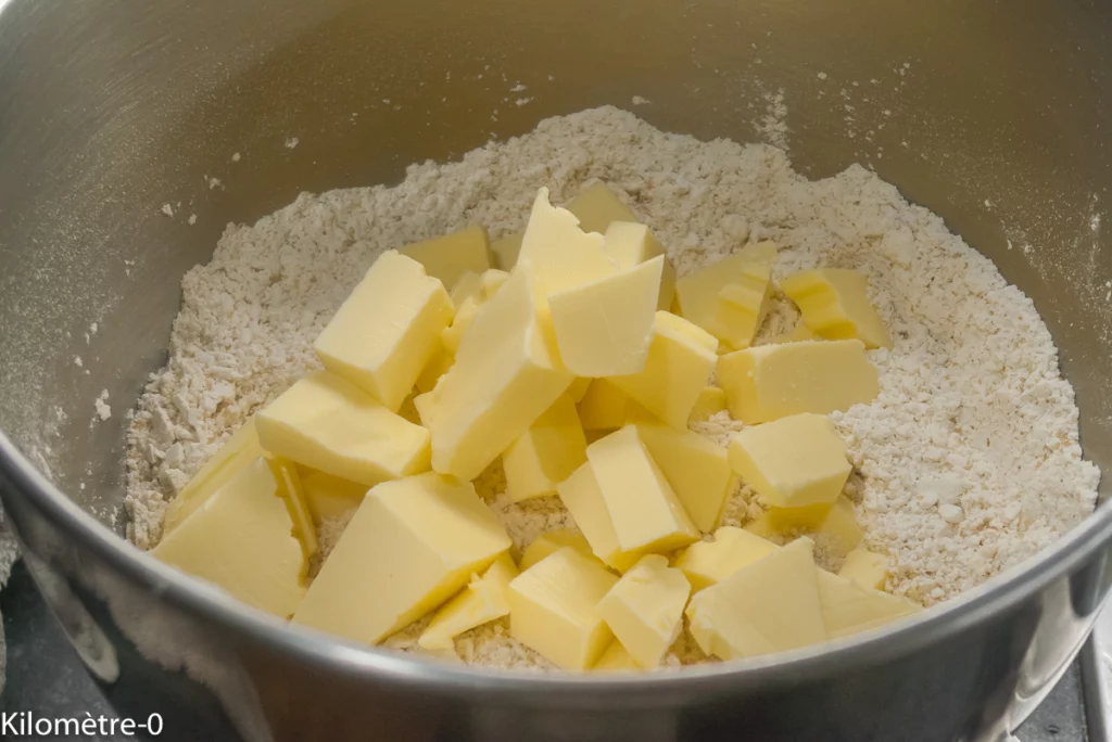 Biscuits nappés chocolat et coco - Étape 2