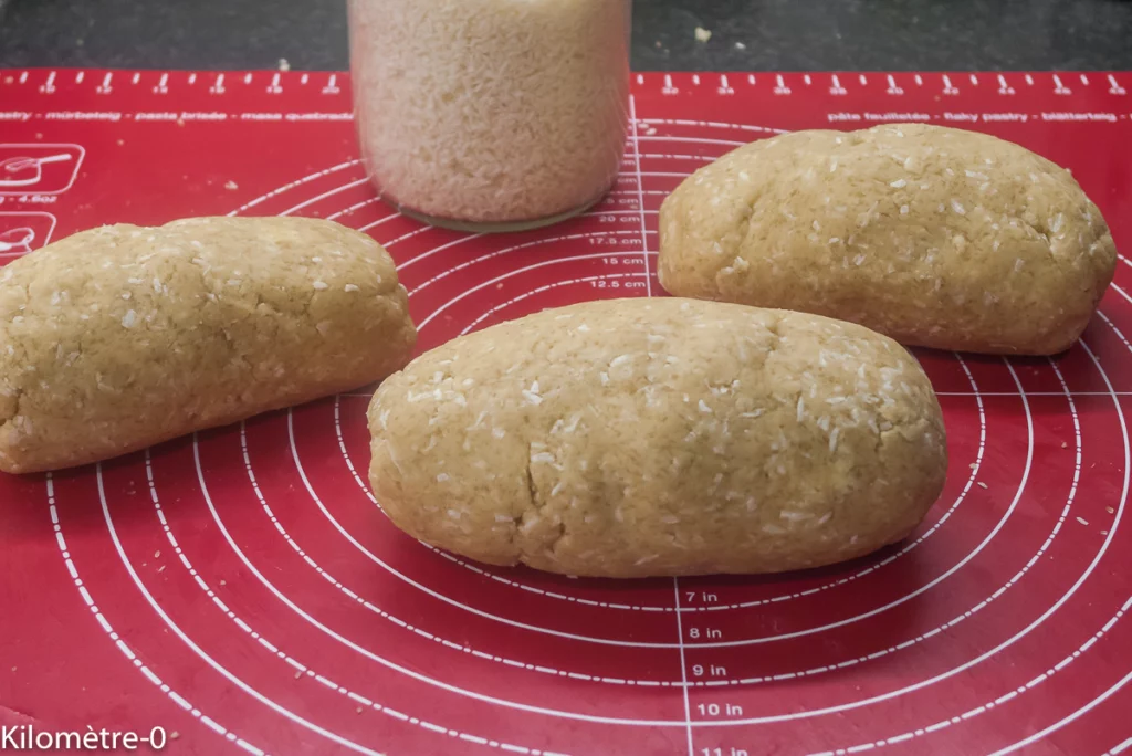 Biscuits nappés chocolat et coco - Étape 3