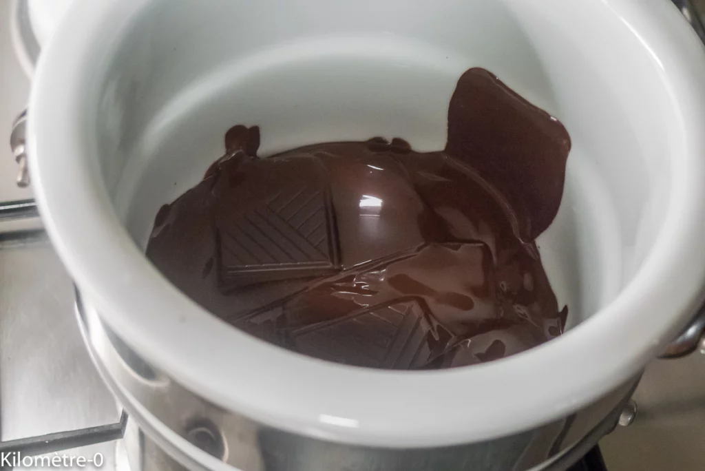 Biscuits nappés chocolat et coco - Étape 8