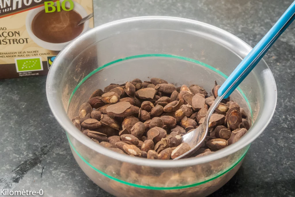 Amandes enrobées de chocolat - Étape 5