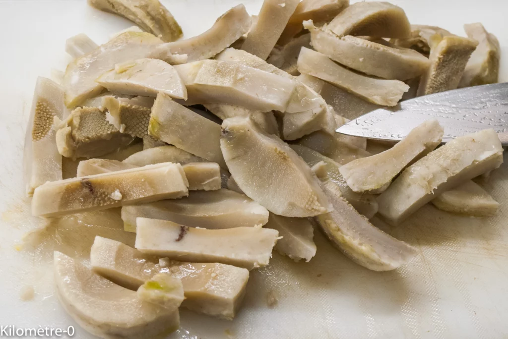 Caponata sicilienne de Noël aux artichauts - Étape 1