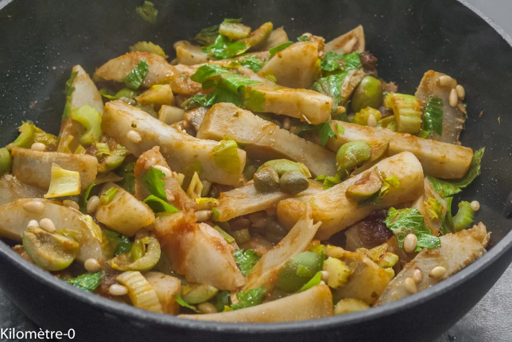 Caponata sicilienne de Noël aux artichauts - Étape 8