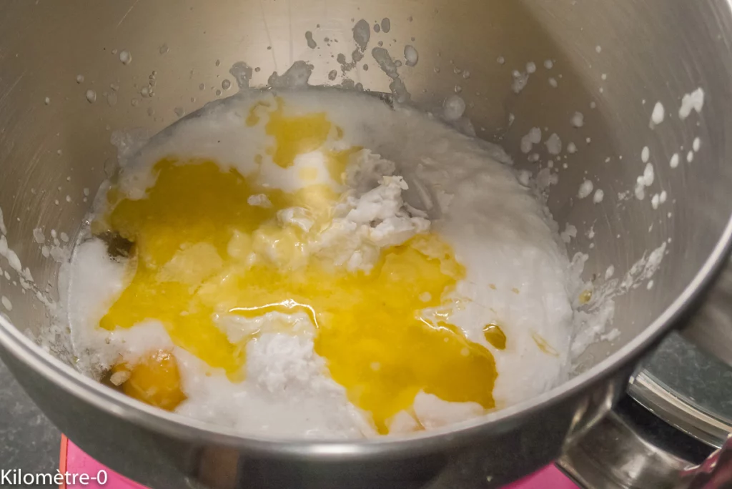 Gâteau à la noix de coco et au zeste de citron - Étape 1