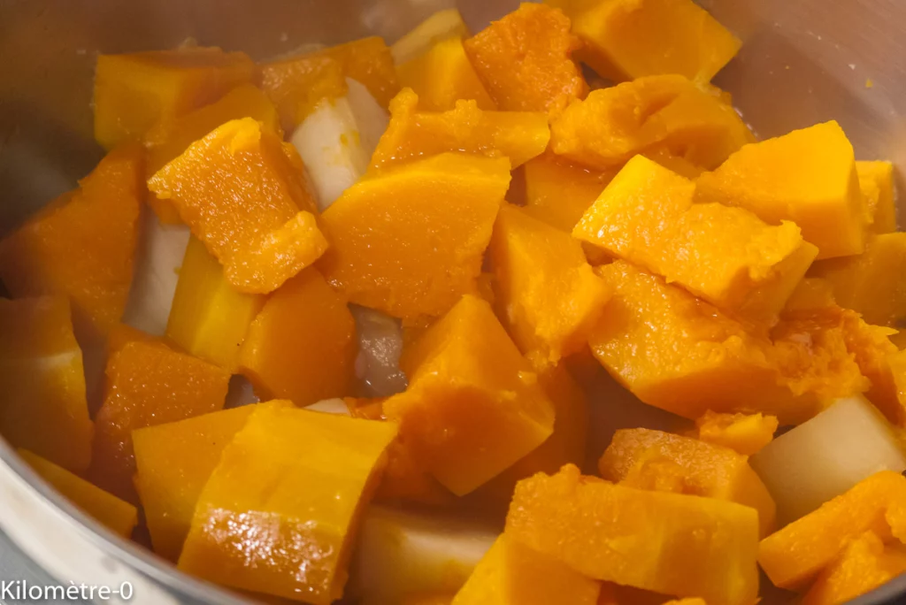 Saint jacques au chorizo, purée de courge butternut - Étape 2