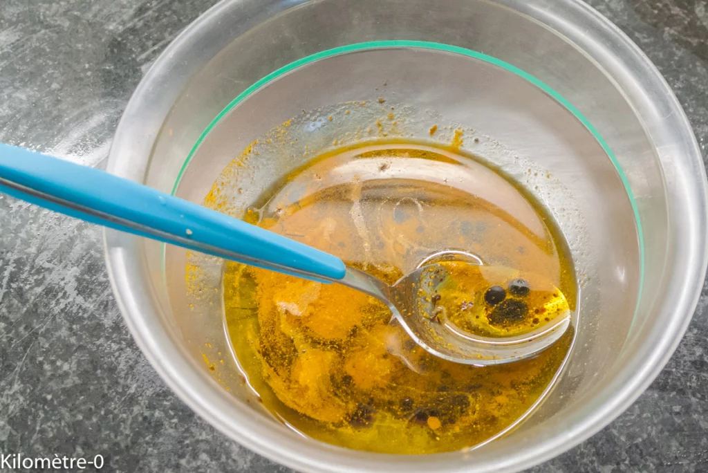 Salade de chou chinois aux carottes et saint-jacques - Étape 5