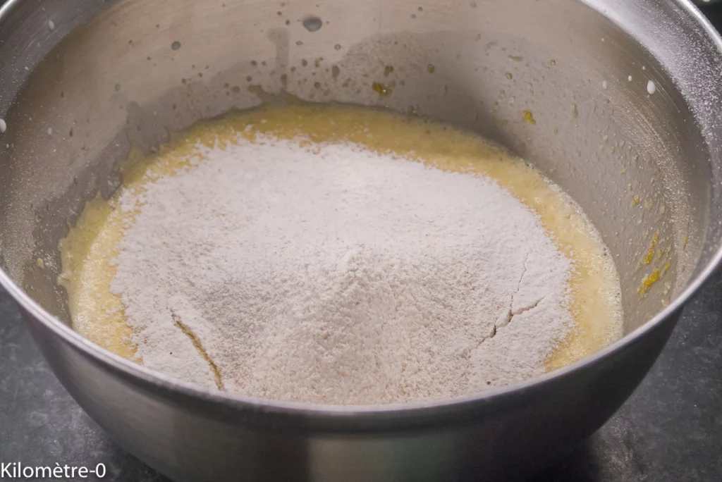 Gâteau pommes amandes - Étape 5