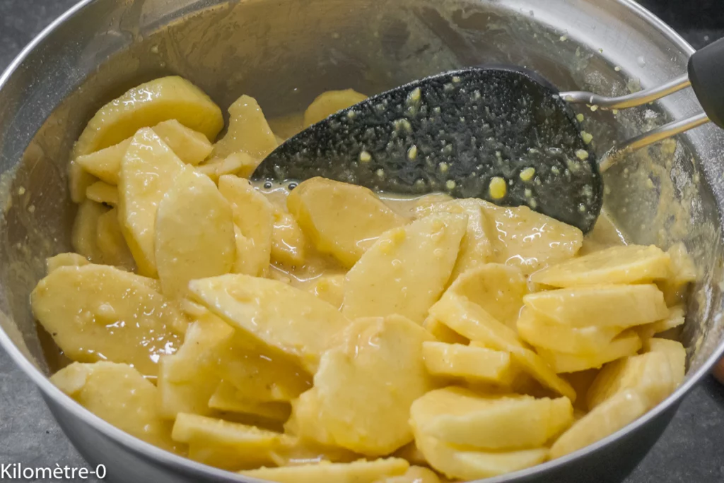 Gâteau pommes amandes - Étape 6