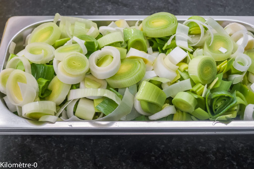 Pâtes au chorizo, poireaux et haricots blancs - Étape 2