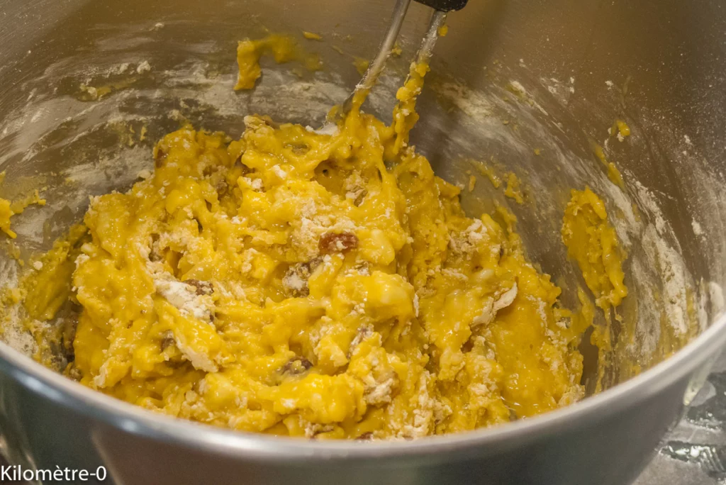 Gâteau du matin aux trois farines, aux bananes et pépites de chocolat - Étape 6