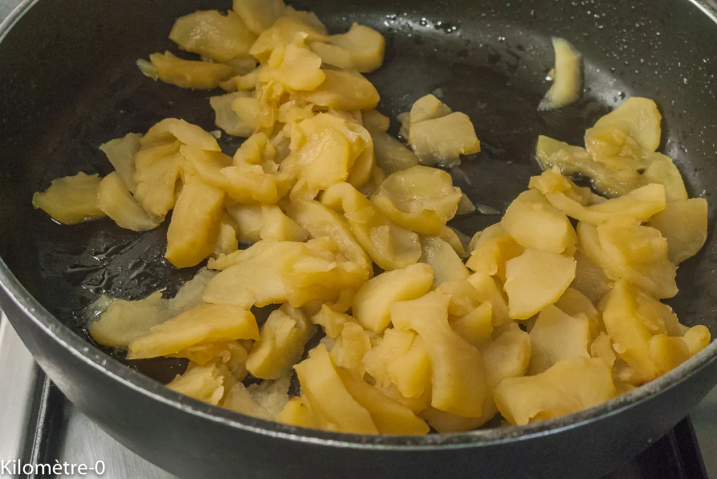 Moelleux aux pommes et oranges - Étape 3