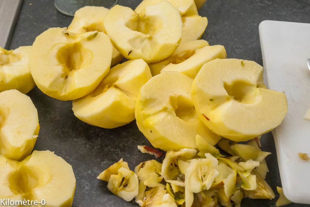 Moelleux aux pommes et oranges - Étape 1