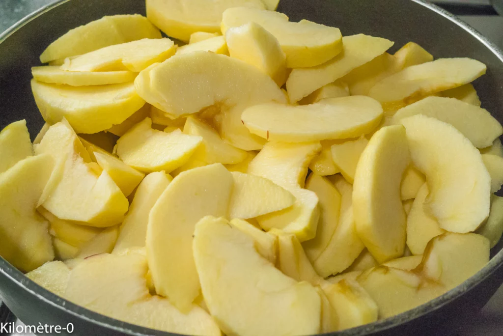 Moelleux aux pommes et oranges - Étape 2