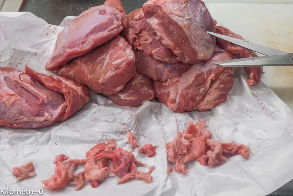 Joues de porc à la bière, purée de pommes de terre et céleri boule - Étape 1