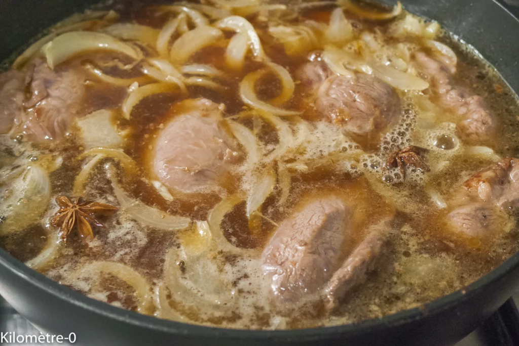 Joues de porc à la bière, purée de pommes de terre et céleri boule - Étape 6