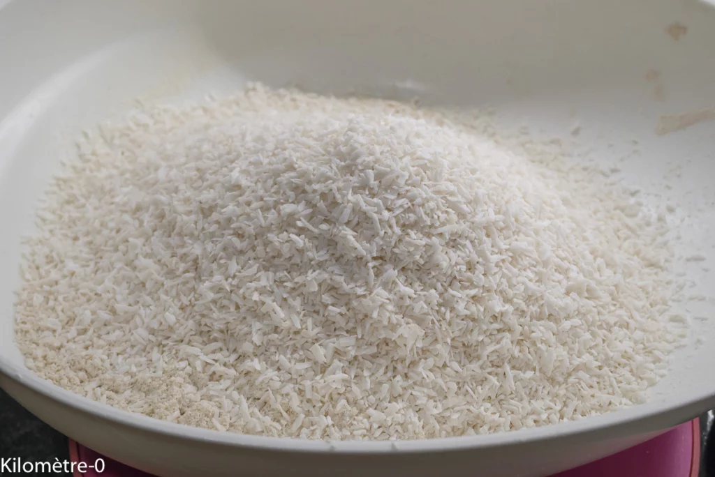 Gâteau coco framboises - Étape 5