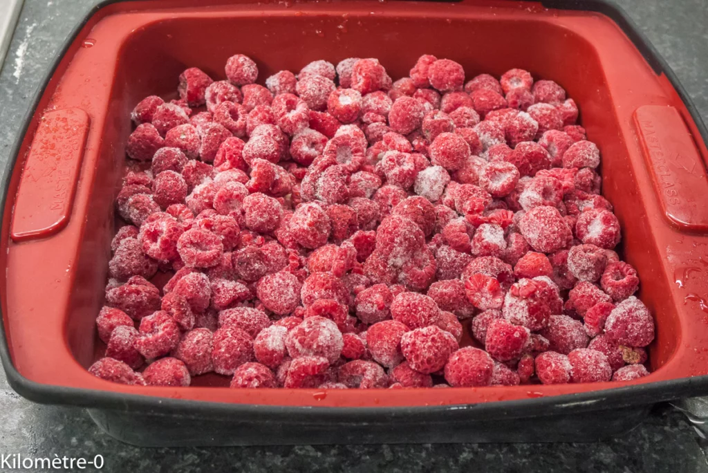 Gâteau coco framboises - Étape 8