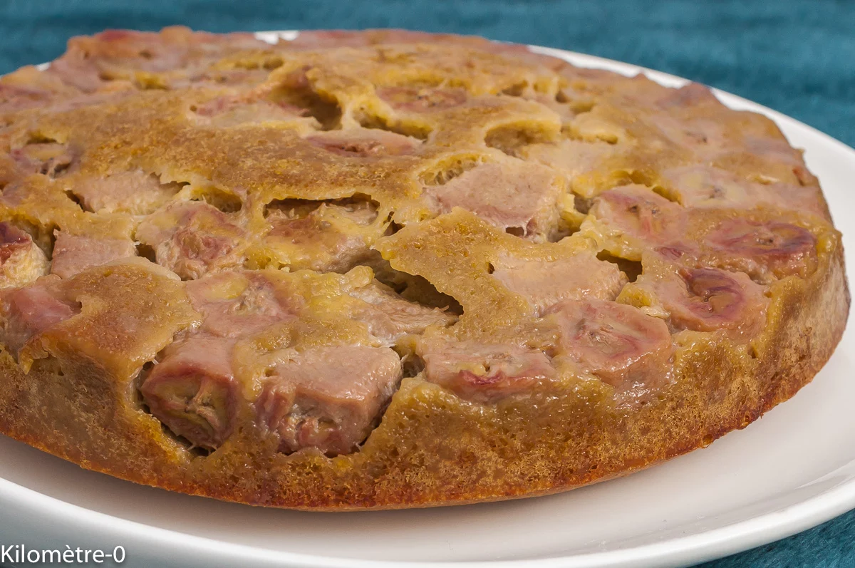 Photo de recette de cake, gâteau, matin, goûter, bananes, banana bread, facile, rapide, gâteau renversé, bio, fruits, hiver, Kilomètre-0, blog de cuisine réalisée à partir de produits de saison et issus de circuits courts