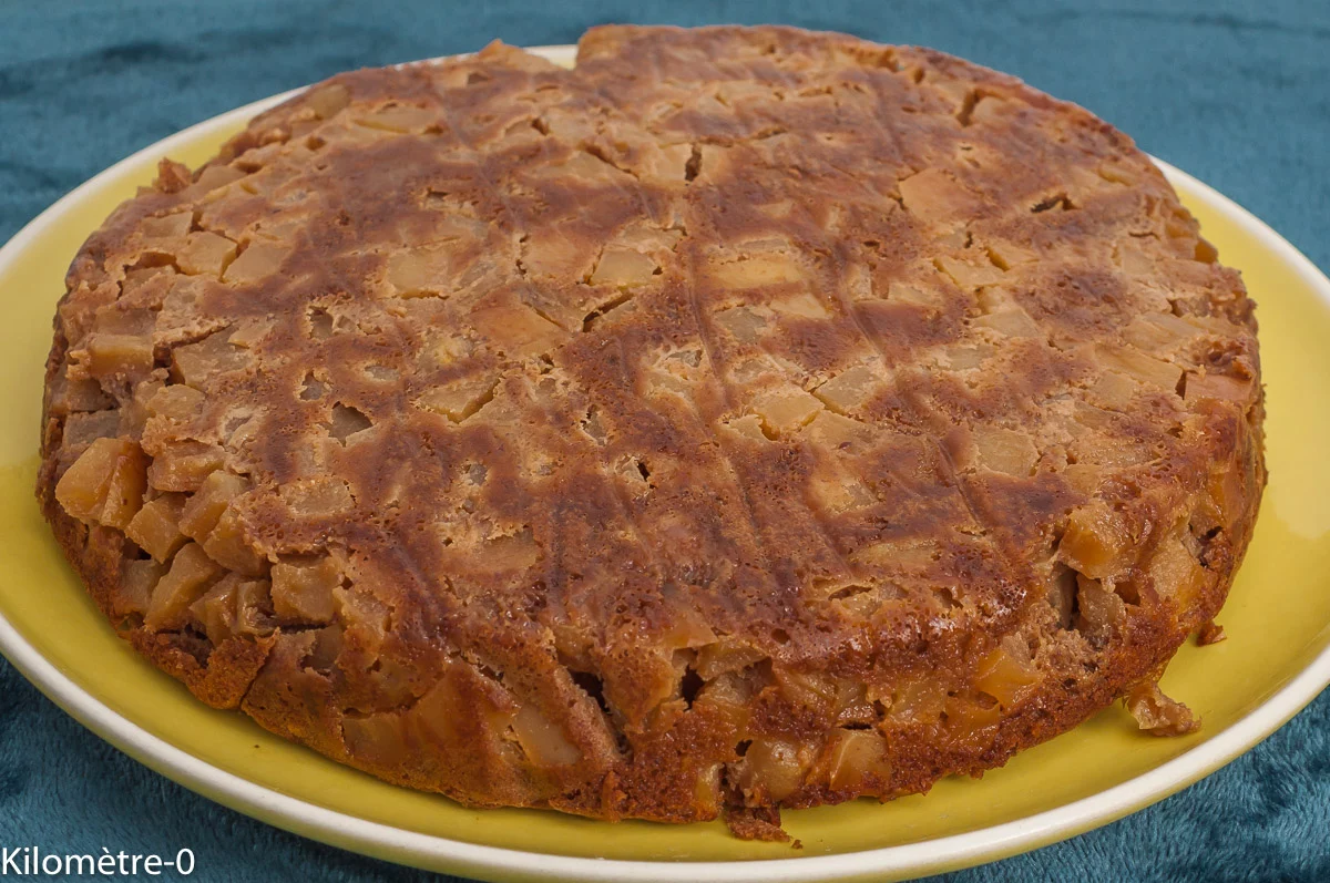 Photo de recette de gâteau, matin, flocons de sarrasin, pommes, facile, petit déjeuner, sans gluten, bio, rapide, fruits, automne, hiver, Kilomètre-0, blog de cuisine réalisée à partir de produits de saison et issus de circuits courts