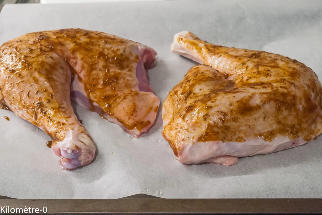 Poulet rôti aux épices barbecue - Étape 1