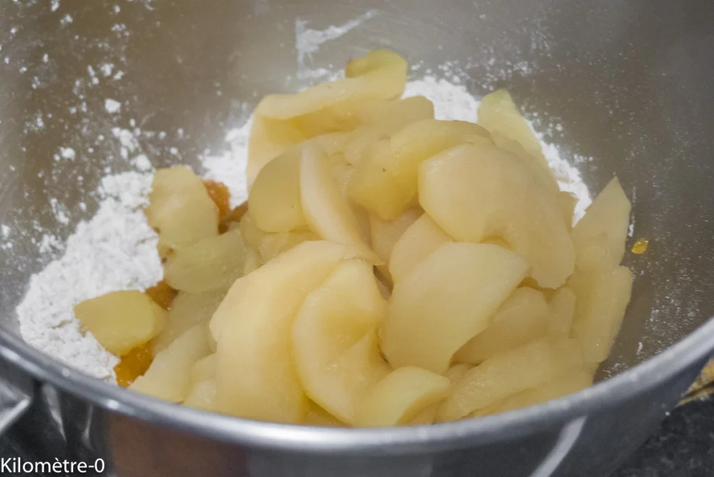 Moelleux aux agrumes et aux pommes - Étape 6