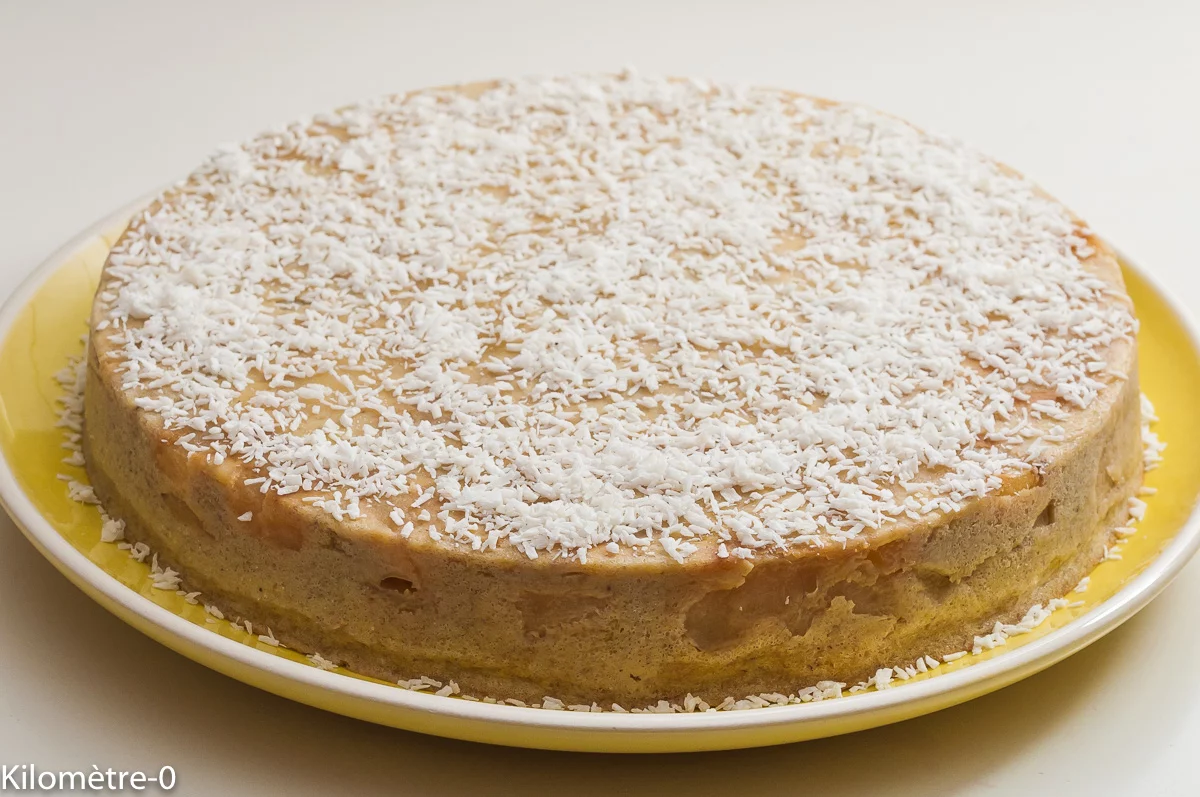 Photo de recette de dessert, crêpe, chandeleur, tatin, pommes, noix de coco, facile, bio, Kilomètre-0, blog de cuisine réalisée à partir de produits de saison et issus de circuits courts