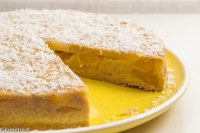 Photo de recette de dessert, crêpe, chandeleur,  tatin, pommes, noix de  coco, facile, bio, Kilomètre-0, blog de cuisine réalisée à partir de produits de saison et issus de circuits courts