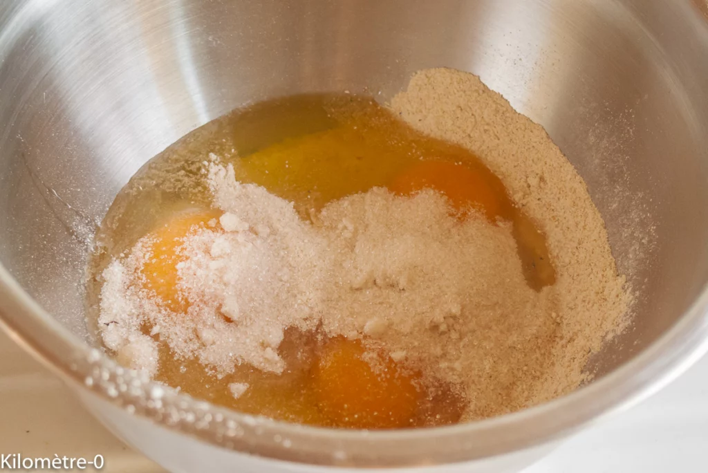 Crêpe tatin pommes coco - Étape 1