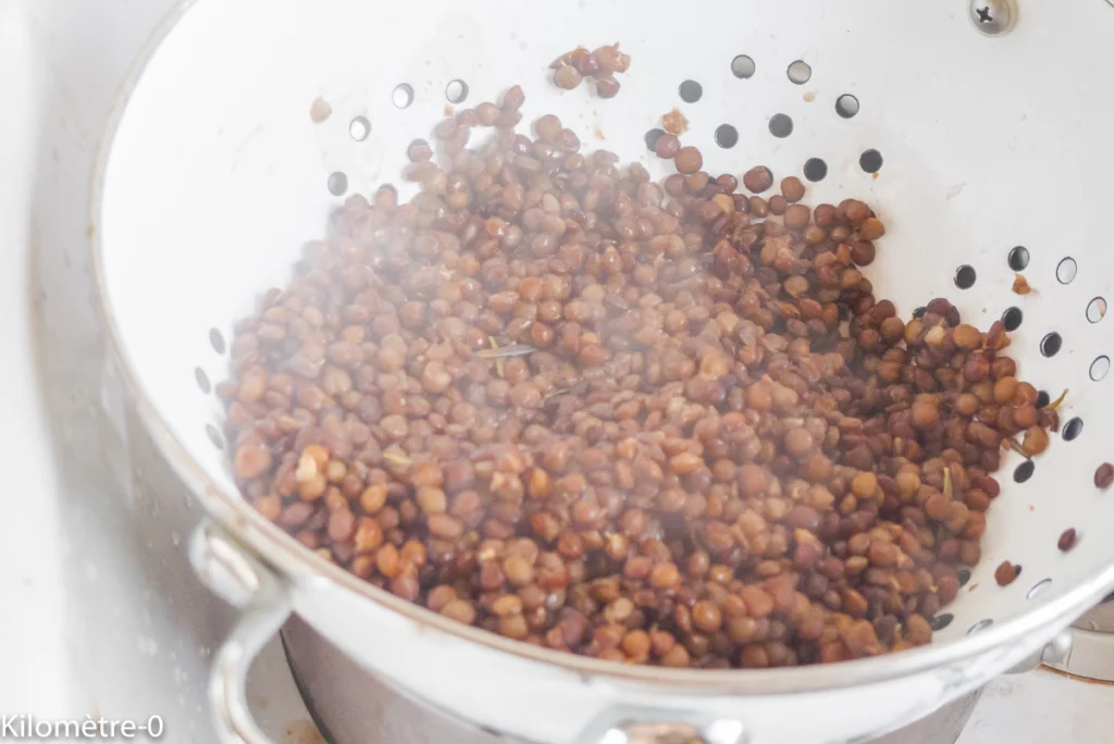 Parmentier végétarien aux lentilles - Étape 2