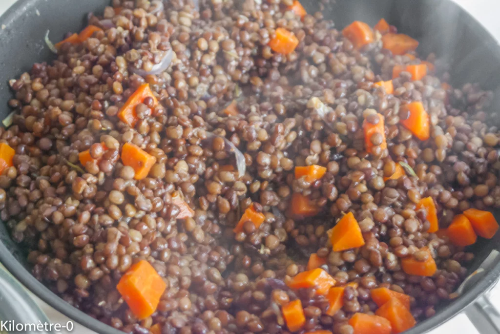 Parmentier végétarien aux lentilles - Étape 7