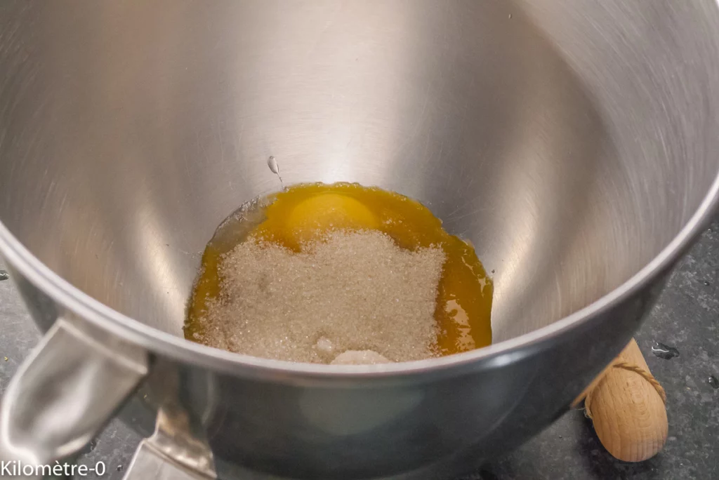 Gâteau moelleux au citron et aux framboises - Étape 3