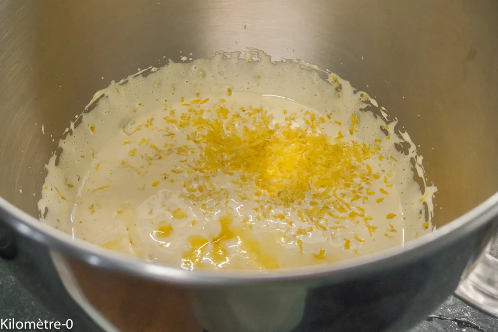 Gâteau moelleux au citron et aux framboises - Étape 5