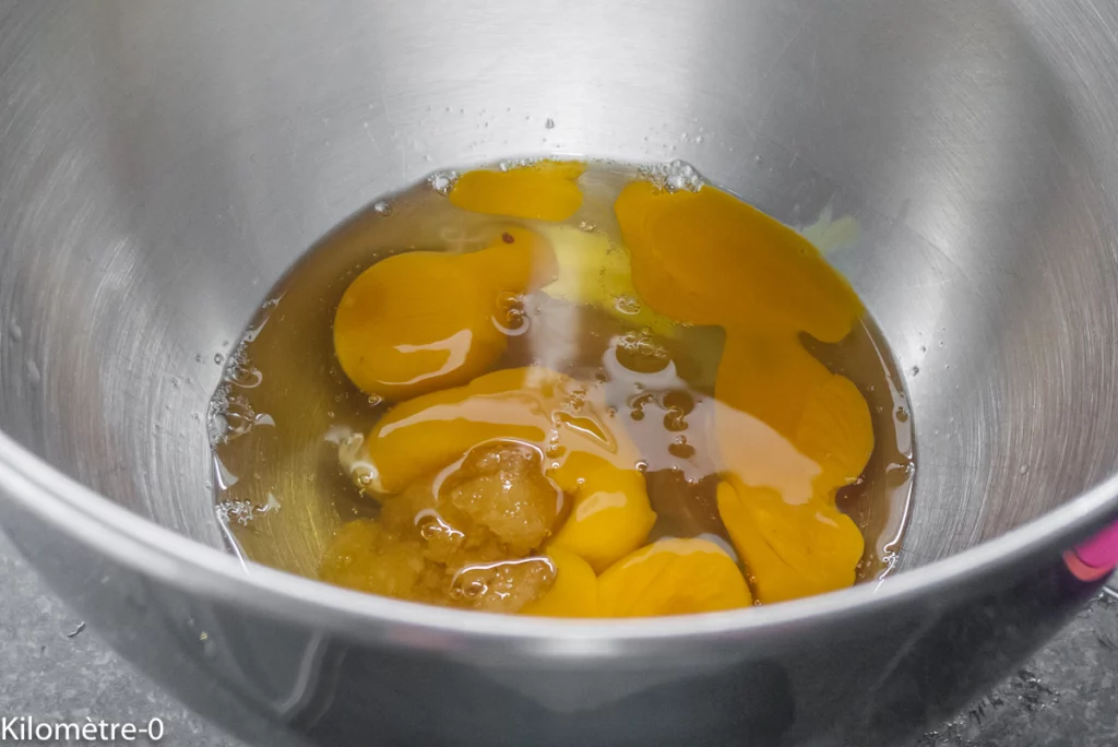 Gâteau du matin aux trois farines, aux bananes et pépites de chocolat - Étape 3