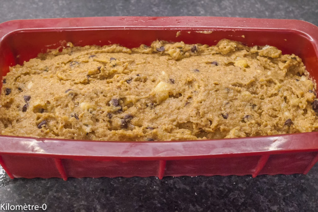 Gâteau du matin aux trois farines, aux bananes et pépites de chocolat - Étape 7