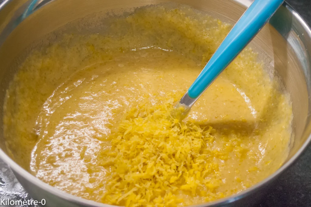 Gâteau hyper protéiné au citron et chocolat - Étape 6