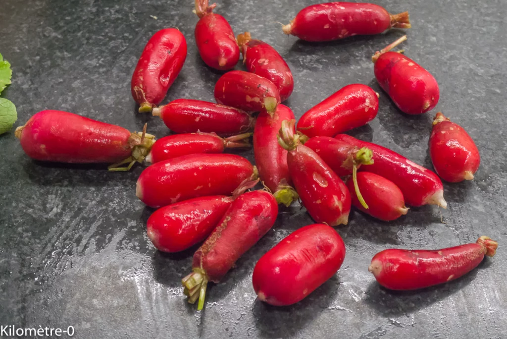 Radis fleur à la mousse de sardines - Étape 4