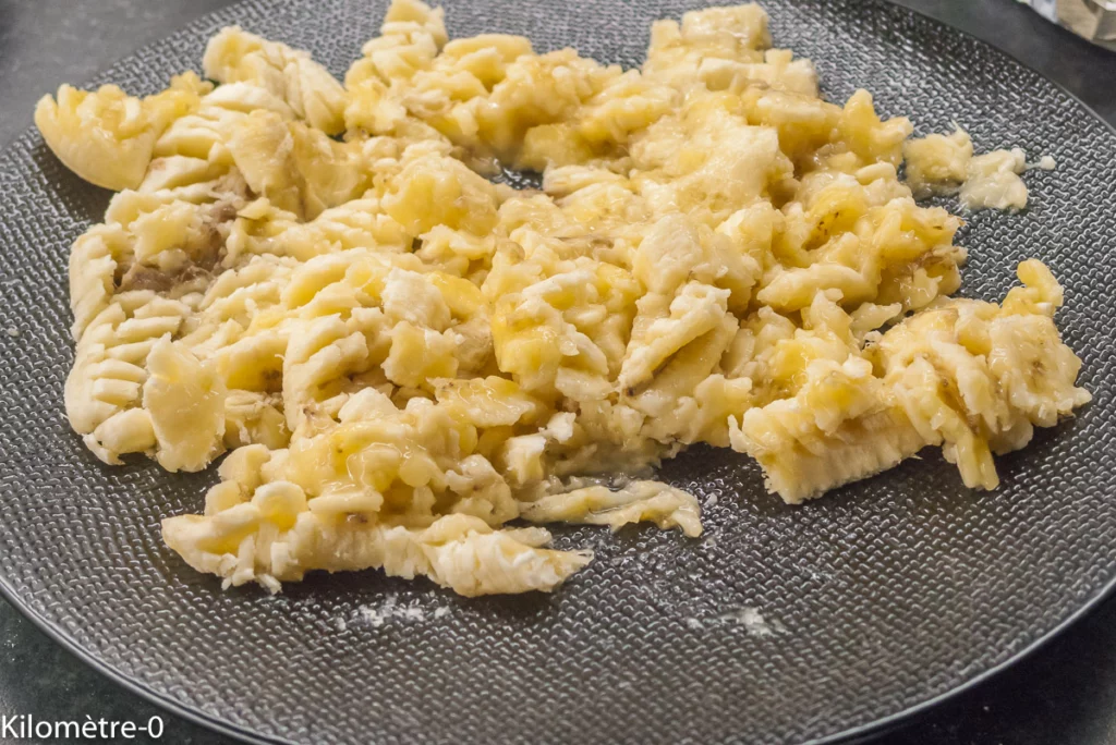 Gâteau du matin aux bananes et graines de chia - Étape 1